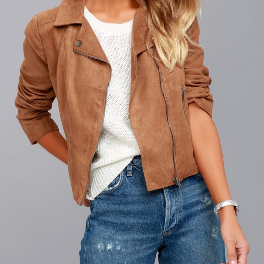Jack by BB Dakota Brown Suede Jacket